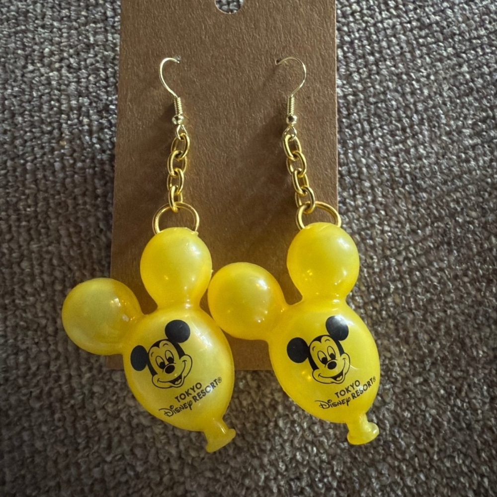 Disney Yellow Mickey Mouse Earrings